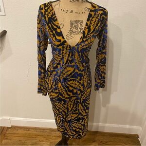 Yellow x Blue FASHION NOVA Dress